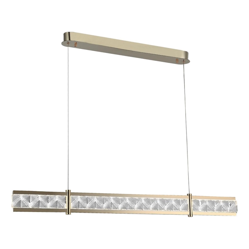 Reguliuojamas LED krištolinis liustras ant troselio ENRIQUE LED/20W//230V 3000-6000K + nuotolinis pultas
