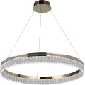 Reguliuojamas LED krištolinis liustras ant troselio THALIA LED/55W/230V 3000-6000K skersmuo 80 cm + su nuotoliniu pultu