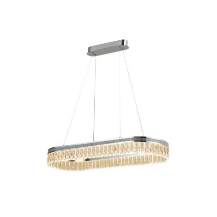 Dimeriuojama LED krištolinė liustra ant laido THALIA LED/50W/230V 3000-6000K + nuotolinis valdymas