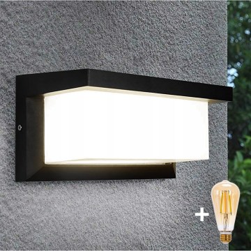 Reguliuojamas LED lauko sieninis šviestuvas NEELY 1xE27/6W/230V 2700-6500K IP54 juodas