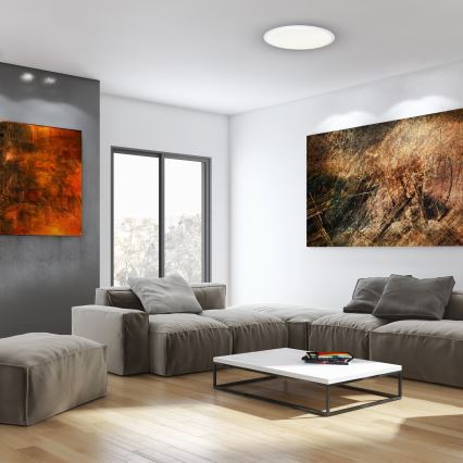 Reguliuojamas LED lubinis šviestuvas CRUZ LED/40W/230V 2000lm + nuotolinis valdymas