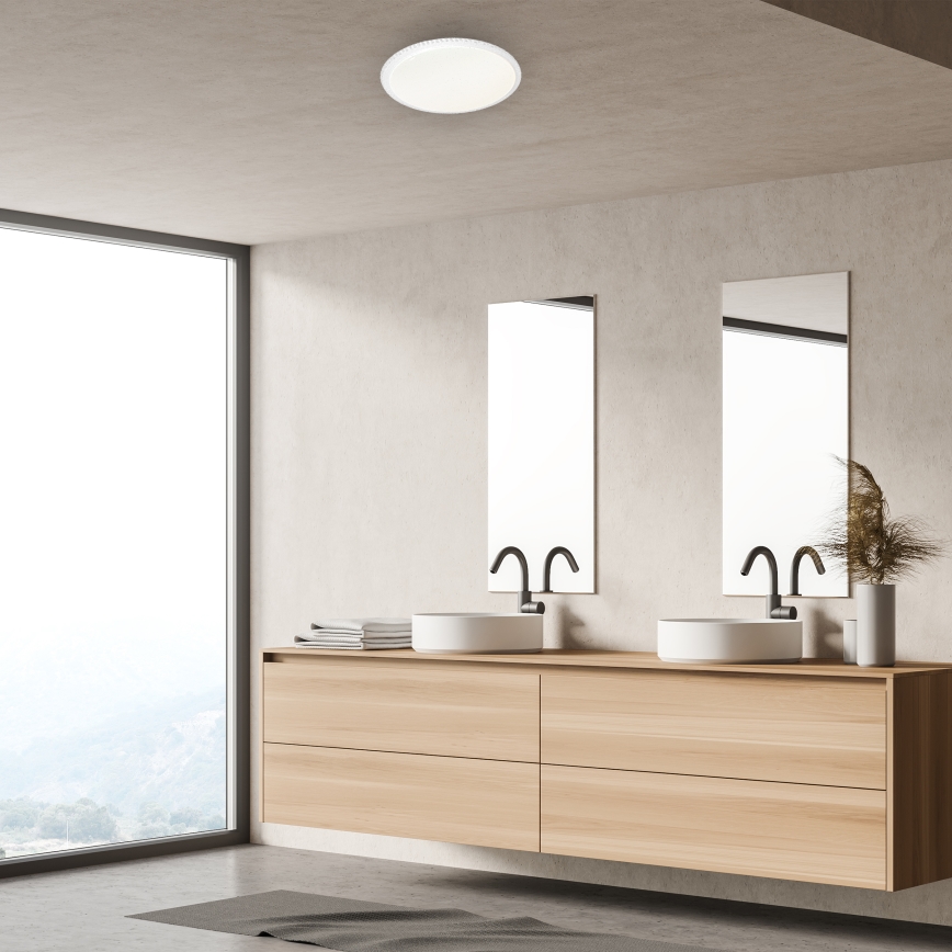 Reguliuojamas LED lubinis šviestuvas CRUZ LED/40W/230V 2000lm + nuotolinis valdymas