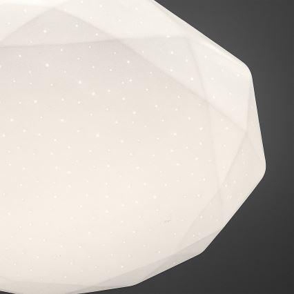 Dimeriuojamas LED lubų šviestuvas HEX LED/72W/230V 3000-6000K skersmuo 50 cm baltas + nuotolinis valdymas