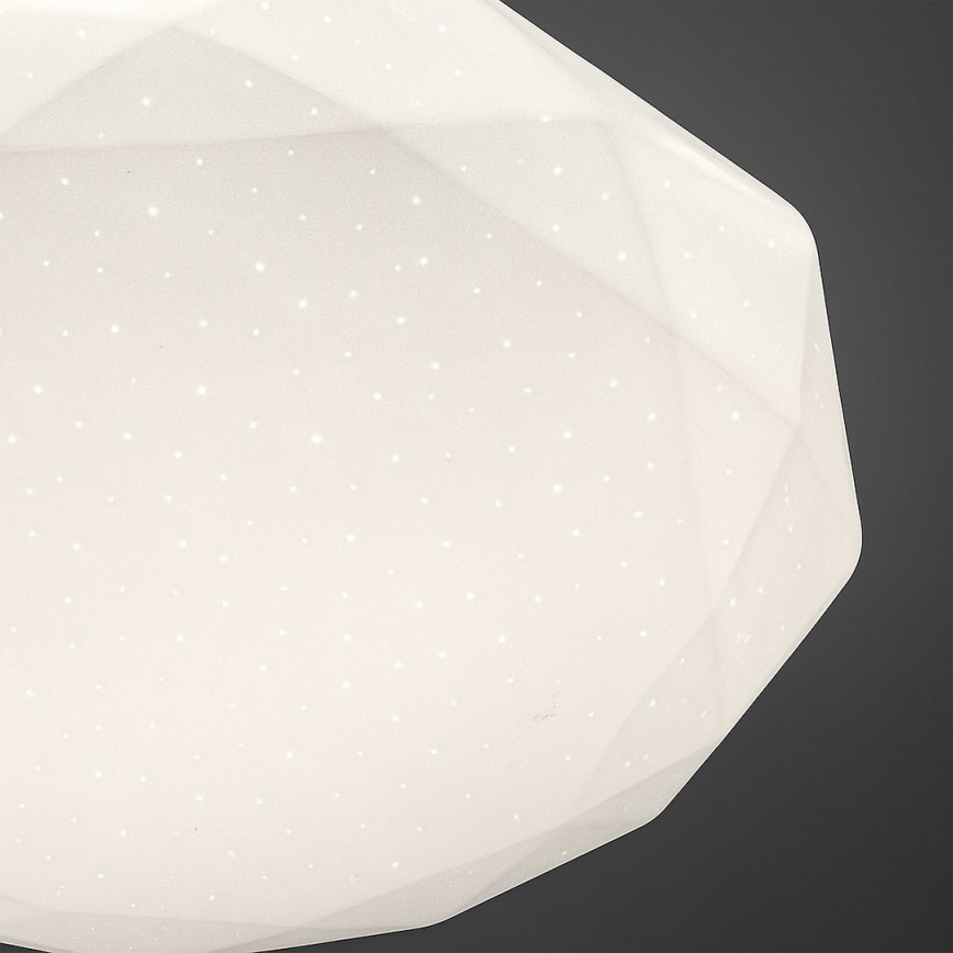 Dimeriuojamas LED lubų šviestuvas HEX LED/72W/230V 3000-6000K skersmuo 50 cm baltas + nuotolinis valdymas