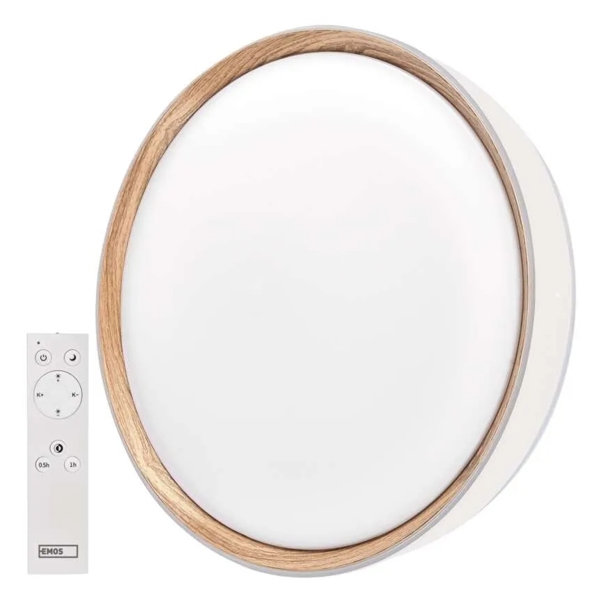 Reguliuojamas LED lubų šviestuvas ILVI LED/30W/230V 2700-6500K skersmuo 40 cm balta/smėlinė + nuotolinis valdymas