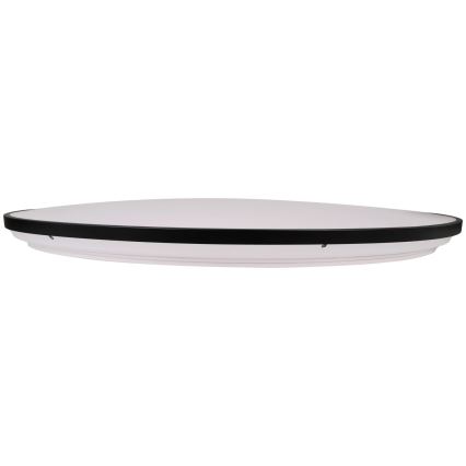 Reguliuojamas LED lubinis šviestuvas KERN LED/100W/230V 3000/4000/6000K, skersmuo 100 cm, juodas + nuotolinis valdymas