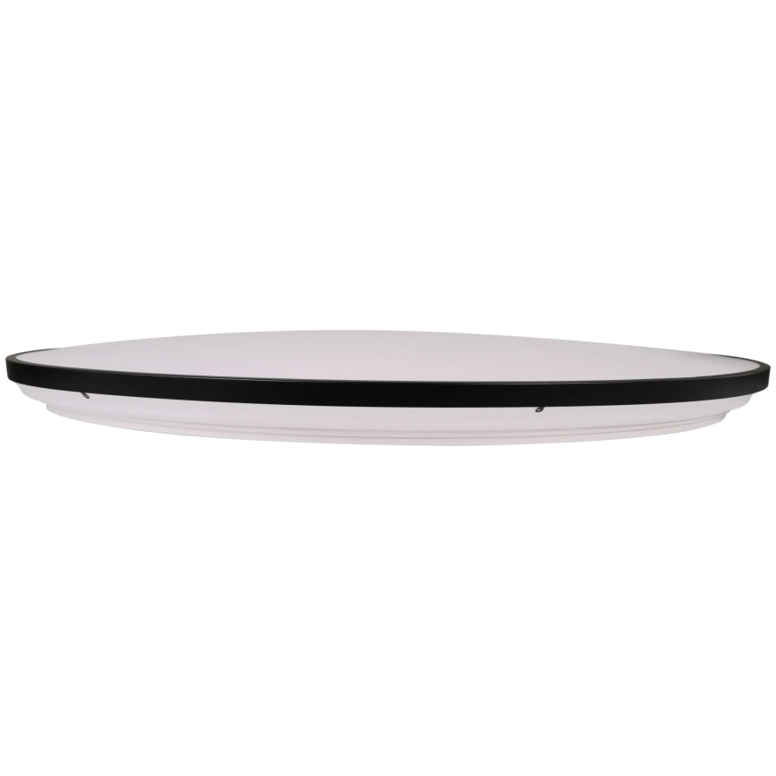 Reguliuojamas LED lubinis šviestuvas KERN LED/100W/230V 3000/4000/6000K, skersmuo 100 cm, juodas + nuotolinis valdymas