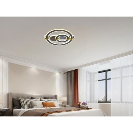 Reguliuojamas LED lubinis šviestuvas LED/120W/230V 3000-6500K + nuotolinis valdymas