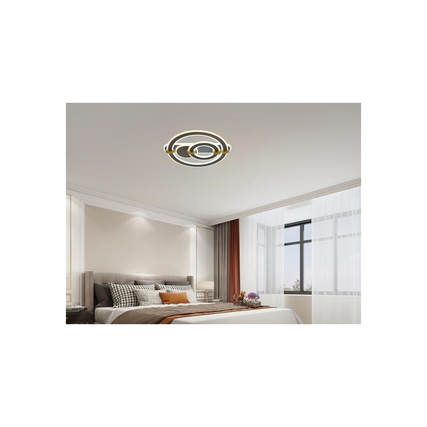 Reguliuojamas LED lubinis šviestuvas LED/120W/230V 3000-6500K + nuotolinis valdymas