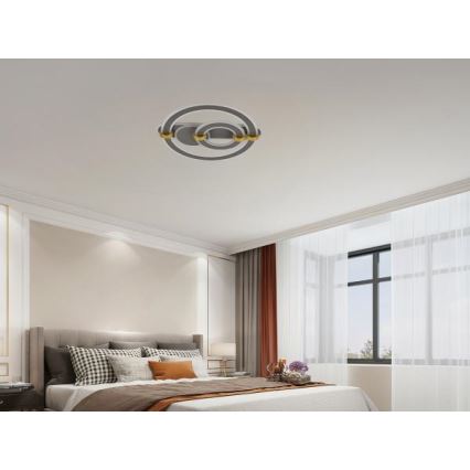 Reguliuojamas LED lubinis šviestuvas LED/120W/230V 3000-6500K + nuotolinis valdymas
