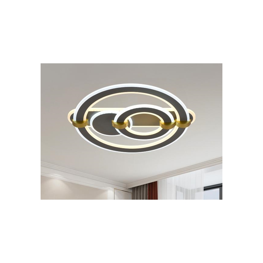 Reguliuojamas LED lubinis šviestuvas LED/120W/230V 3000-6500K + nuotolinis valdymas