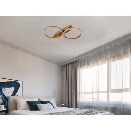 Reguliuojamas LED lubinis šviestuvas LED/60W/230V 3000-6500K + nuotolinis valdymas