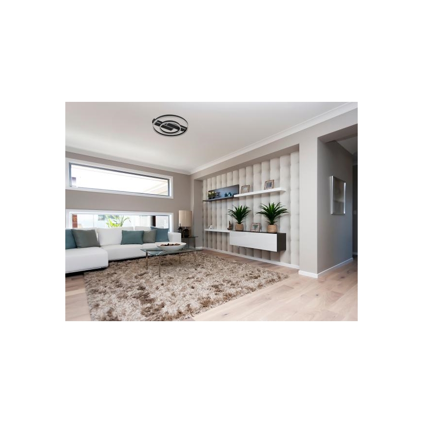 Reguliuojamas LED lubinis šviestuvas LED/80W/230V 3000-6500K + nuotolinis valdymas