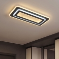 Reguliuojamas LED lubinis šviestuvas LED/85W/230V 3000-6500K juodas + nuotolinis valdymas