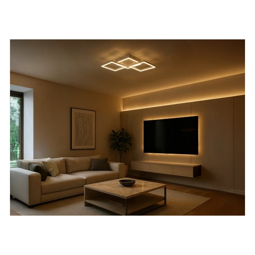 Reguliuojamas LED lubinis šviestuvas LED/85W/230V 3000-6500K + nuotolinis valdymas