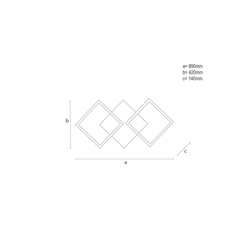 Reguliuojamas LED lubinis šviestuvas LED/85W/230V 3000-6500K + nuotolinis valdymas