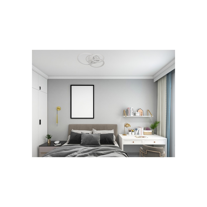Reguliuojamas LED lubinis šviestuvas LED/90W/230V 3000-6500K + nuotolinis valdymas