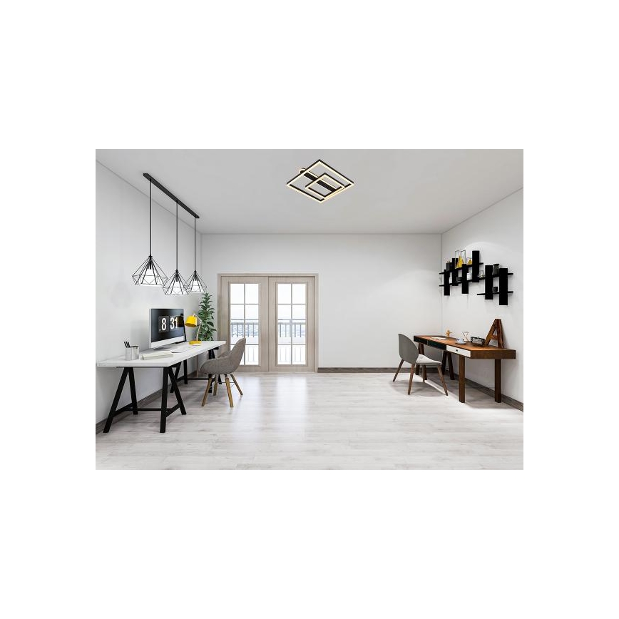 Reguliuojamas LED lubinis šviestuvas LED/95W/230V 3000-6500K + nuotolinis valdymas