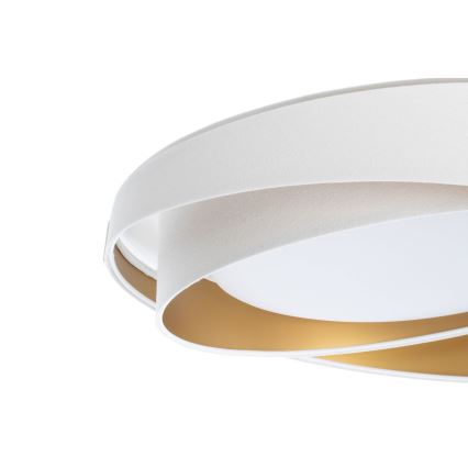 Dimeriuojamas LED lubų šviestuvas SMART GALAXY MODERN LED/24W/230V 3000–6500K skersmuo 55 cm balta/auksinė + nuotolinis valdymas