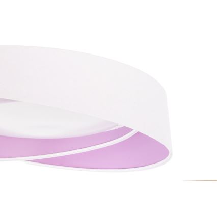 LED dimeriuojamas lubų šviestuvas SMART GALAXY MODERN LED/24W/230V 3000-6500K skersmuo 55 cm balta/violetinė + nuotolinis valdymas