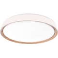Reguliuojamas LED lubų šviestuvas ILVI LED/30W/230V 2700-6500K skersmuo 40 cm balta/smėlinė + nuotolinis valdymas