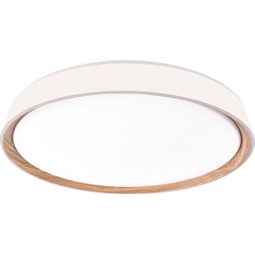 Reguliuojamas LED lubų šviestuvas ILVI LED/30W/230V 2700-6500K skersmuo 40 cm balta/smėlinė + nuotolinis valdymas