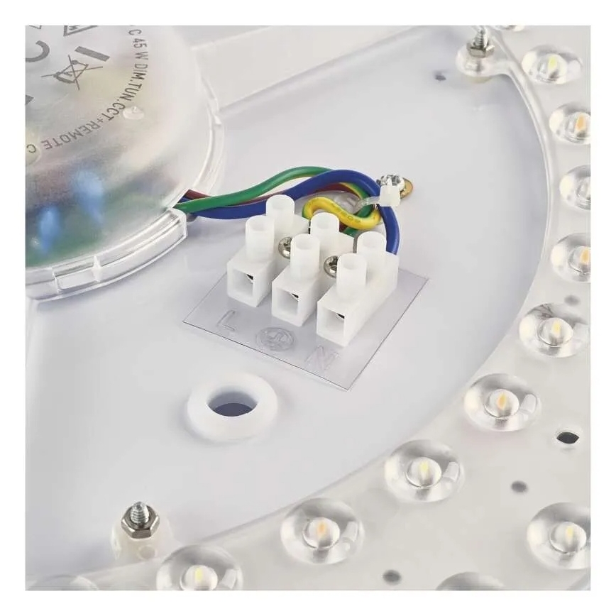 LED reguliuojamas lubų šviestuvas ILVI LED/30W/230V 2700-6500K skersmuo 40 cm juoda/smėlio spalvos + nuotolinis valdymas