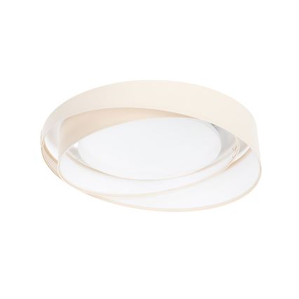 LED dimeriu reguliuojamas lubų šviestuvas SMART GALAXY MODERN LED/24W/230V 3000–6500K Ø 55 cm kreminė/balta + nuotolinio valdymo pultas