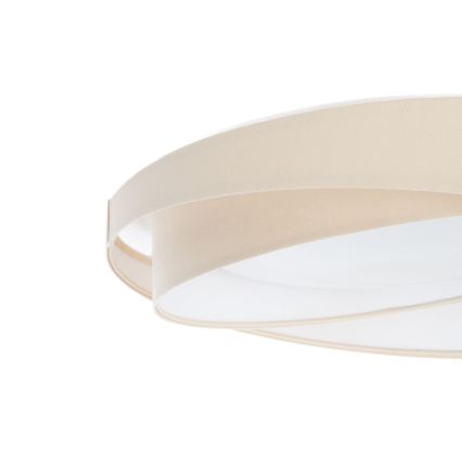 LED dimeriu reguliuojamas lubų šviestuvas SMART GALAXY MODERN LED/24W/230V 3000–6500K Ø 55 cm kreminė/balta + nuotolinio valdymo pultas