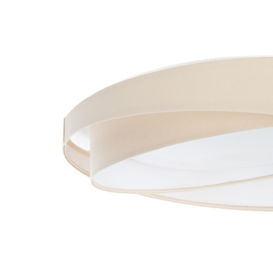 LED dimeriu reguliuojamas lubų šviestuvas SMART GALAXY MODERN LED/24W/230V 3000–6500K Ø 55 cm kreminė/balta + nuotolinio valdymo pultas