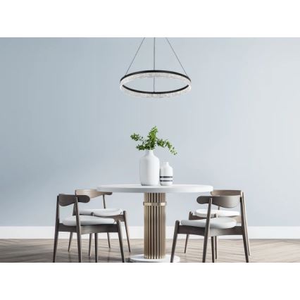 Dimeriuojamas LED pakabinamas šviestuvas ant laido ALIANZ LED/45W/230V 3000-6000K skersmuo 60 cm + nuotolinis valdymas