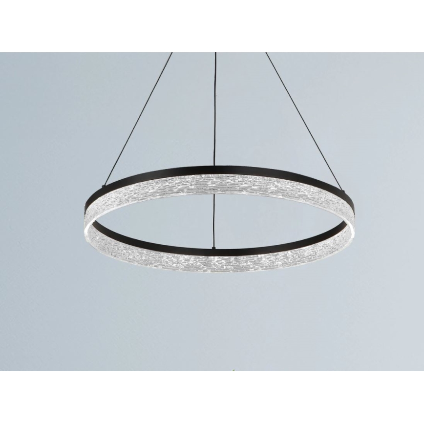 Dimeriuojamas LED pakabinamas šviestuvas ant laido ALIANZ LED/45W/230V 3000-6000K skersmuo 60 cm + nuotolinis valdymas