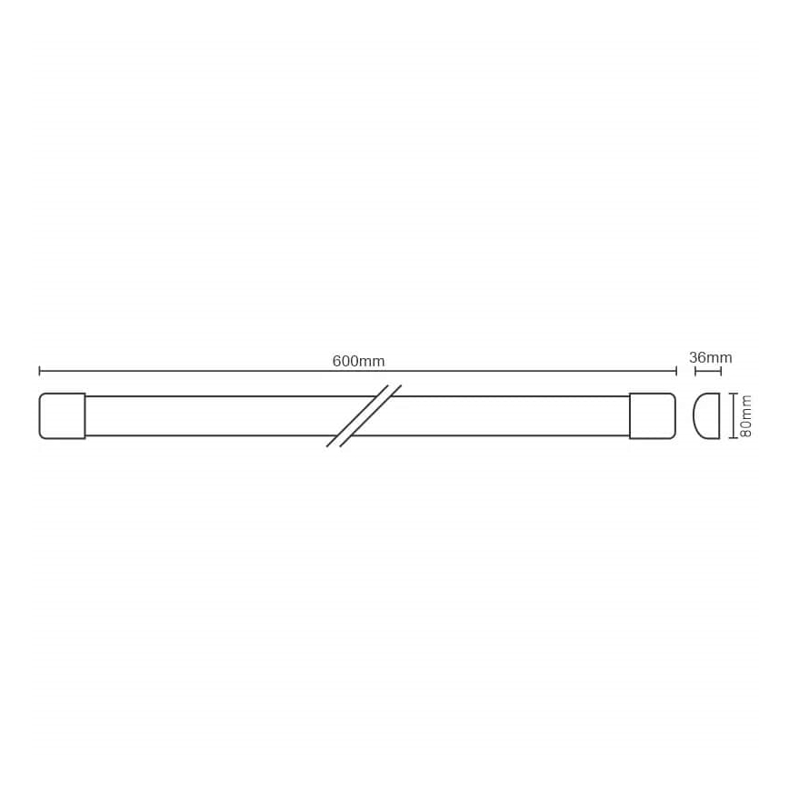 Reguliuojamas LED po virtuvės spintele montuojamas šviestuvas su jutikliu LED/20W/230V 4000K IP40
