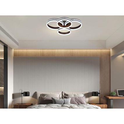 Reguliuojamas LED prie lubų tvirtinamas šviestuvas LED/150W/230V 3000-6500K + su nuotoliniu pulteliu