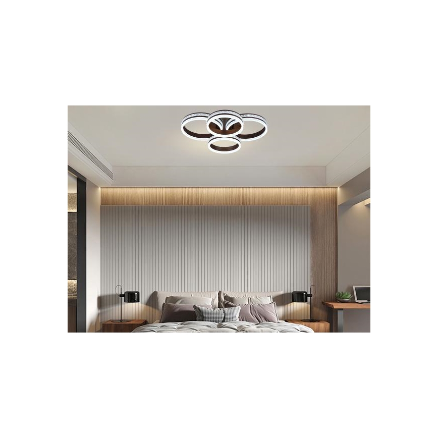 Reguliuojamas LED prie lubų tvirtinamas šviestuvas LED/150W/230V 3000-6500K + su nuotoliniu pulteliu
