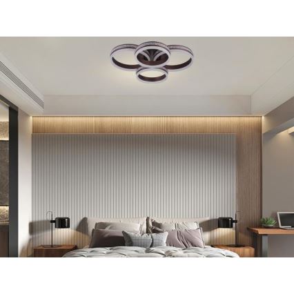Reguliuojamas LED prie lubų tvirtinamas šviestuvas LED/150W/230V 3000-6500K + su nuotoliniu pulteliu