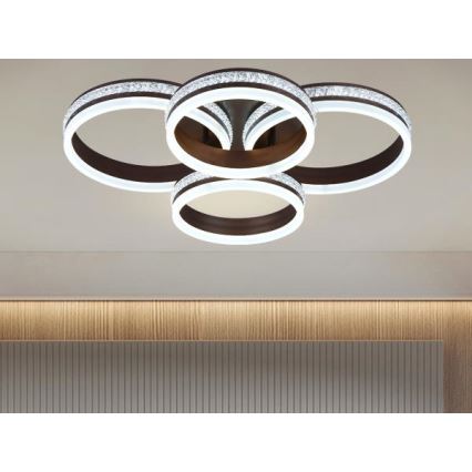 Reguliuojamas LED prie lubų tvirtinamas šviestuvas LED/150W/230V 3000-6500K + su nuotoliniu pulteliu