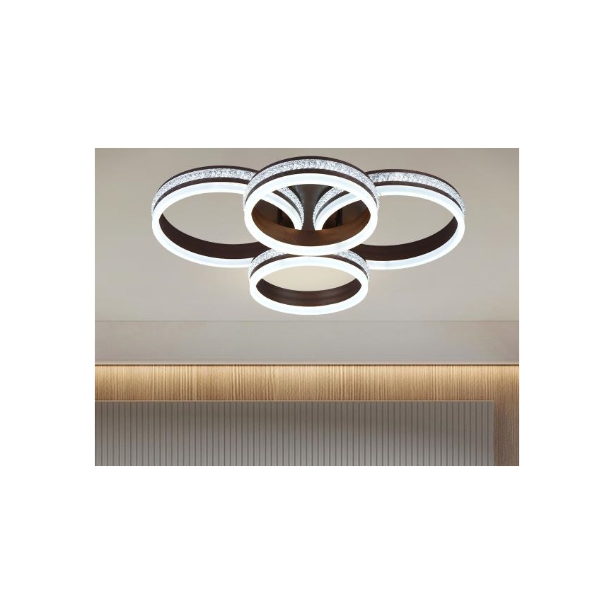 Reguliuojamas LED prie lubų tvirtinamas šviestuvas LED/150W/230V 3000-6500K + su nuotoliniu pulteliu