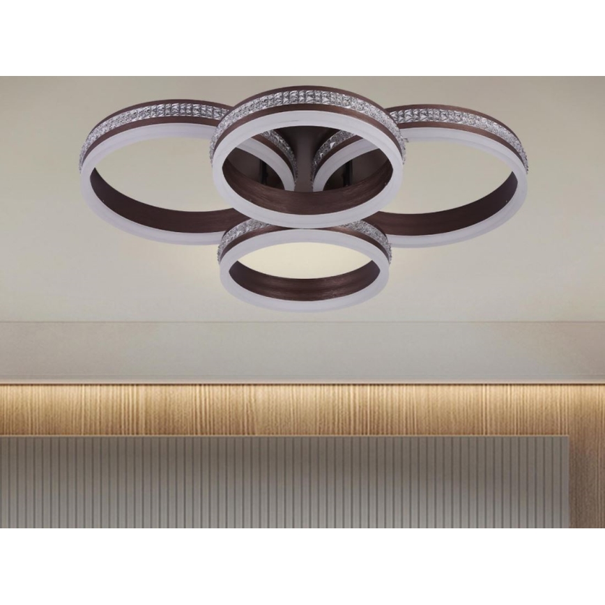 Reguliuojamas LED prie lubų tvirtinamas šviestuvas LED/150W/230V 3000-6500K + su nuotoliniu pulteliu