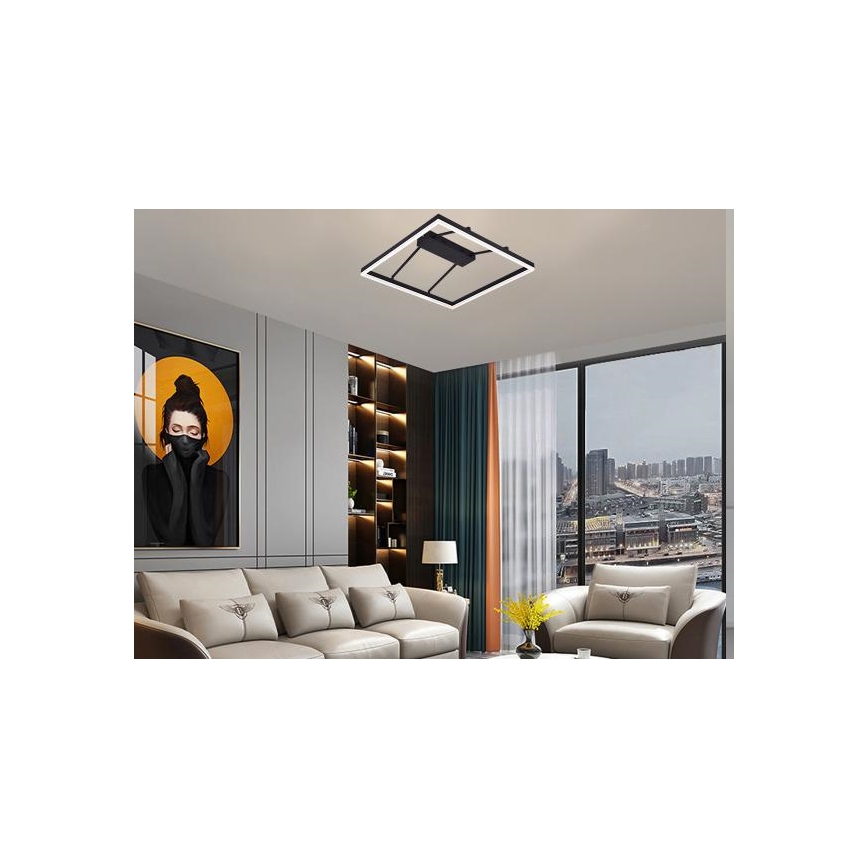 Reguliuojamas LED prigludęs lubinis šviestuvas LED/55W/230V 3000-6500K + nuotolinis valdymas