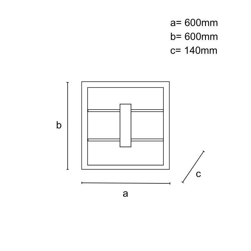 Reguliuojamas LED prigludęs lubinis šviestuvas LED/55W/230V 3000-6500K + nuotolinis valdymas