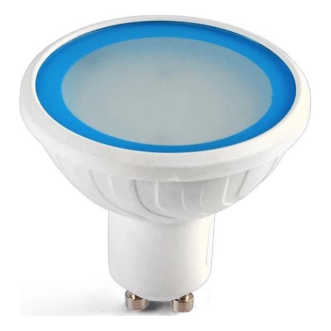 Reguliuojamas LED prožektorius Elektros lemputė EASY CONNECT GU10/4W/230V mėlyna