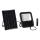 Reguliuojamas LED prožektorius su saulės baterija ir sutemų jutikliu LED/10W/10000 mAh 3,2V IP65 + nuotolinio valdymo pultas