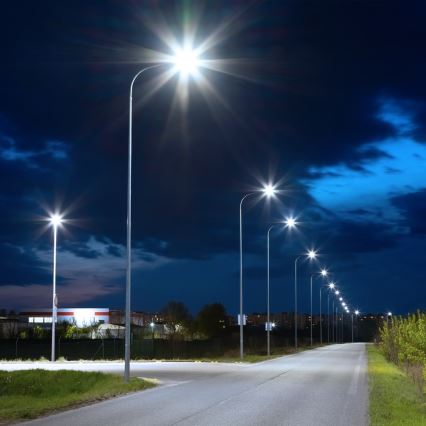 Reguliuojamas LED prožektorius su prietemos jutikliu ir Saulės energijos panelė LED/200W/20000 mAh 6500K IP65 pilka