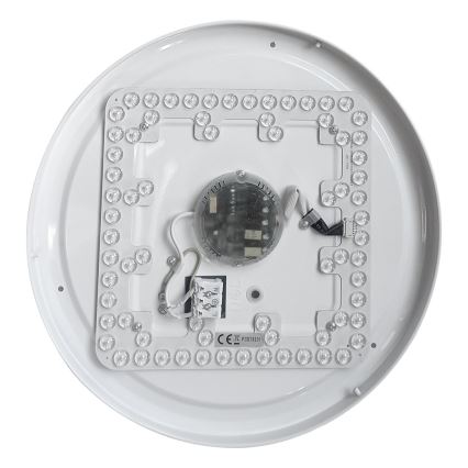 LED RGBW dimeriuojamas lubinis šviestuvas MELO LED/36W/230V 3000-6000K skersmuo 39 cm baltas + nuotolinis valdymas