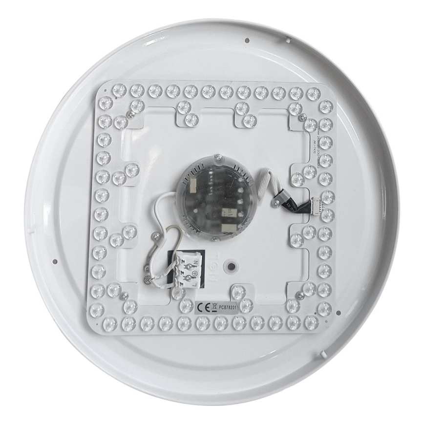 LED RGBW dimeriuojamas lubinis šviestuvas MELO LED/36W/230V 3000-6000K skersmuo 39 cm baltas + nuotolinis valdymas