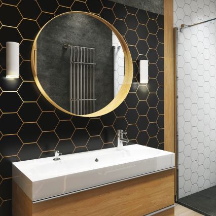 LED RGBW reguliuojamas vonios sieninis šviestuvas TURYN 1xGU10/6W/230V 3000K Wi-Fi IP44 baltas