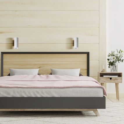 LED RGBW reguliuojamas vonios sieninis šviestuvas TURYN 1xGU10/6W/230V 3000K Wi-Fi IP44 baltas