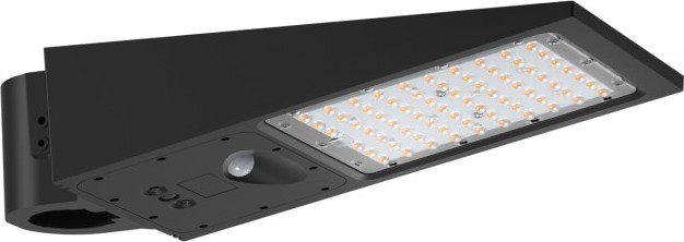 Reguliuojamas LED saulės gatvės šviestuvas su jutikliu STREET LED/30W/9,6V 3000/4000K 6000 mAh IP65 + nuotolinis valdymas