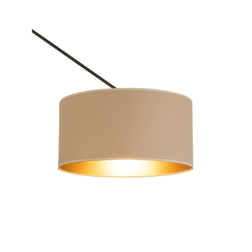 Reguliuojamas LED šviestuvas ant strypo GORTA 1xE27/60W/230V smėlinė/auksinė